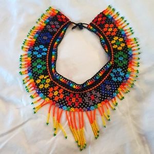 Huichol beaded necklace